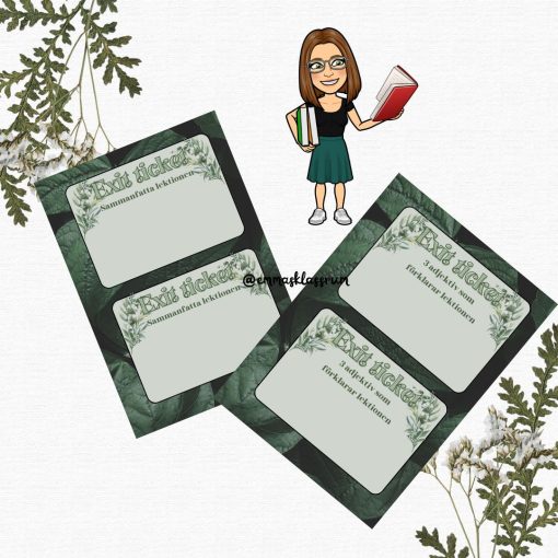 Exit tickets