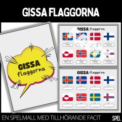 Gissa flaggorna - 3 (norden)