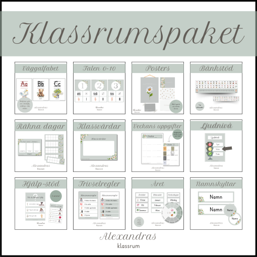 Klassrumspaket - grön