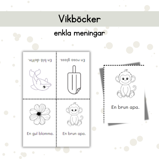 Vikböcker med enkla meningar