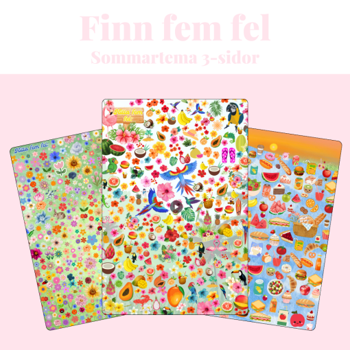 Finn fem fel – sommartema (2)