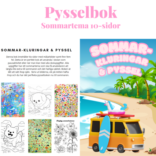 Pysselbok med sommartema (2)