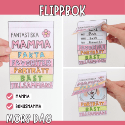Mors dag-pyssel: flippbok om mamma