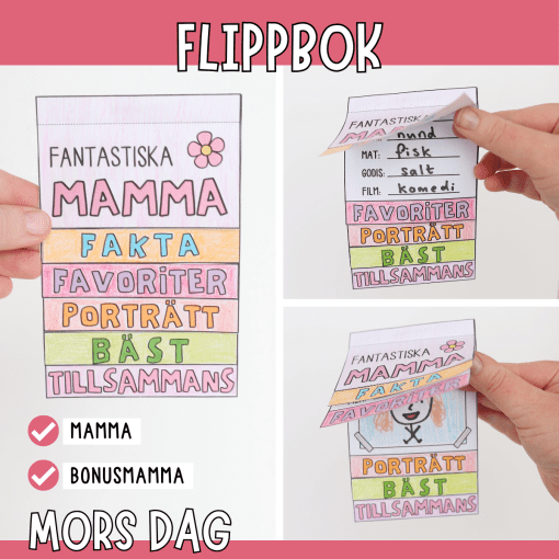 Mors dag-pyssel: flippbok om mamma