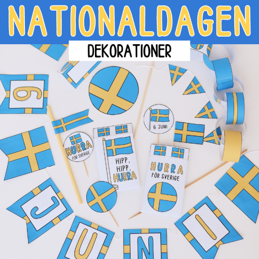 Sveriges nationaldag - dekorationer