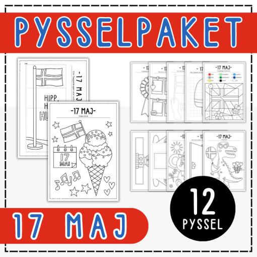 Norges nationaldag 17 maj - pyssel