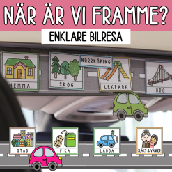 Bilresa med barn: visa resans upplägg