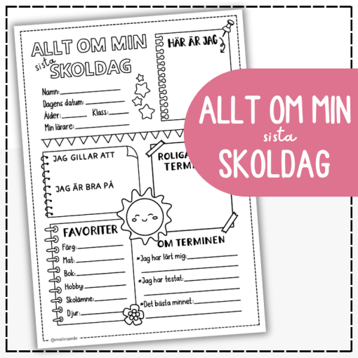 Allt om min sista skoldag