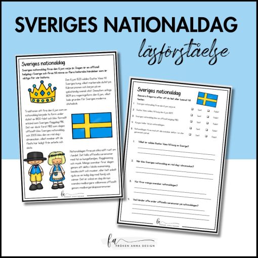 Läsförståelse: Sveriges nationaldag