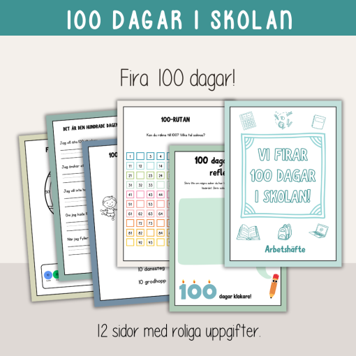 Fira 100 skoldagar - Arbetshäfte