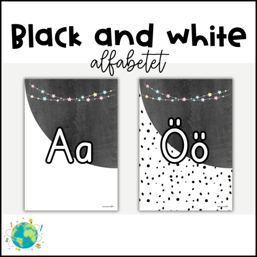 Black and white - Alfabetet