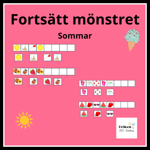 Fortsätt mönstret sommar