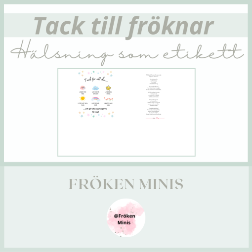 Tack till fröknar