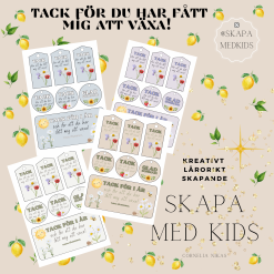 Tack för att du har fått mig att växa - etiketter