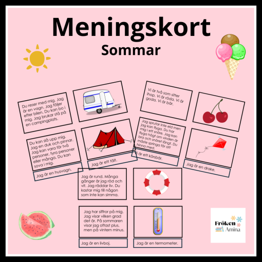 Meningskort - sommar