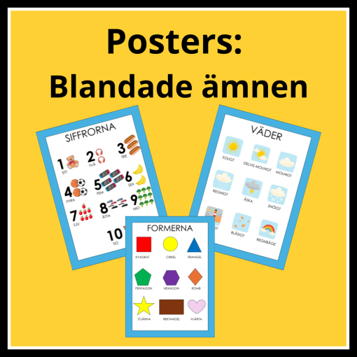 Posters blandade ämnen