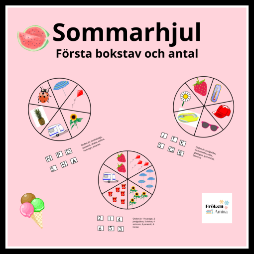 Sommarhjul med klädnypor