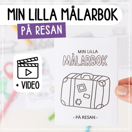 Min lilla målarbok - på resan