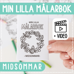 Min lilla målarbok - midsommar