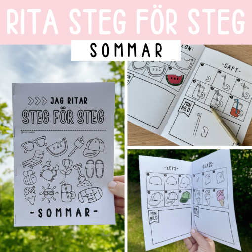 Rita steg för steg-bok: sommar