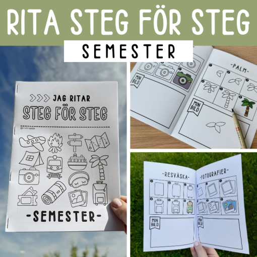 Rita steg för steg-bok: semester