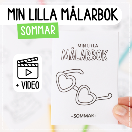 Målarbok - sommar