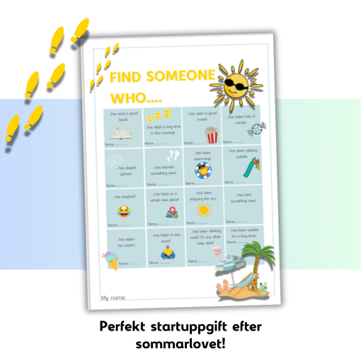 Find someone who...