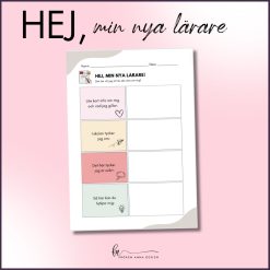 Hej, min nya lärare!