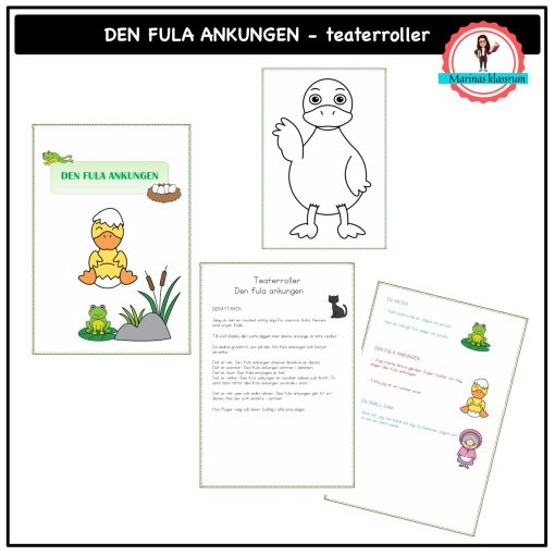 Den fula ankungen - teaterroller