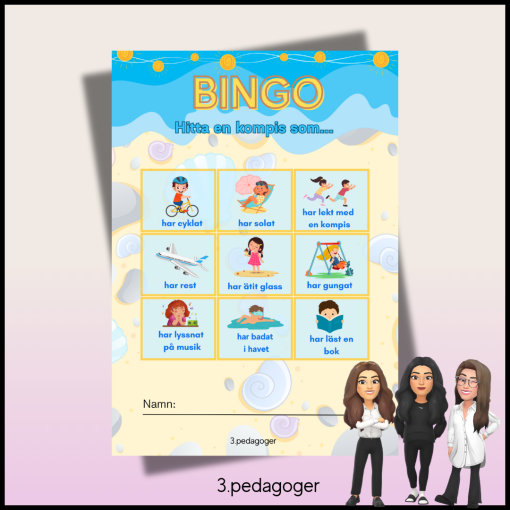 Bingo - Hitta en kompis som...