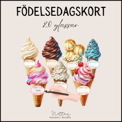 Födelsedag Glassar