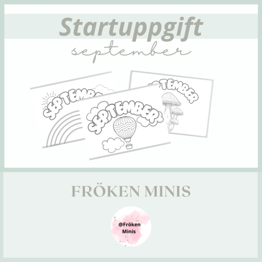 Startuppgift september
