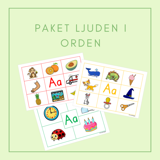 Paket ljuden i orden