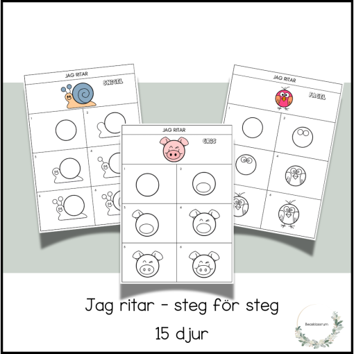 Jag ritar - steg för steg
