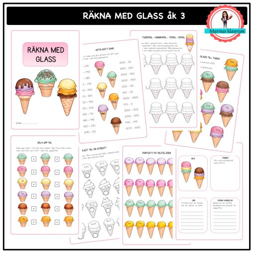 Räkna med glass åk 3