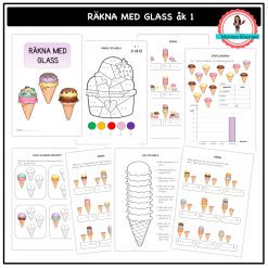 Räkna med glass åk 1