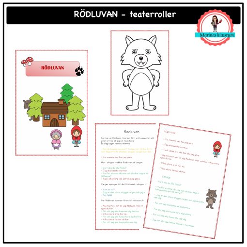 Rödluvan - teaterroller