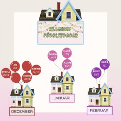 Födelsedagsdisplay- Ballonger (UP)
