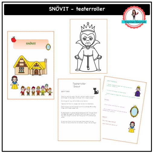 Snövit - teaterroller