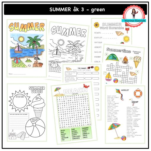 Summer åk 3 - green