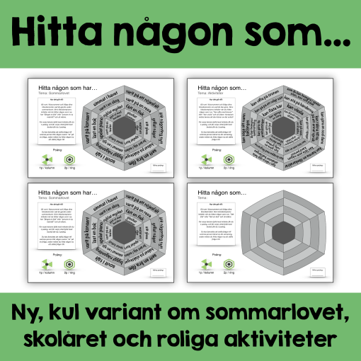 Hitta någon som... (roliga lära-känna-varandra aktiviteter)