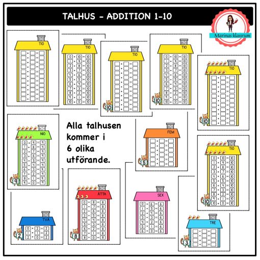 Talhus - addition 1-10