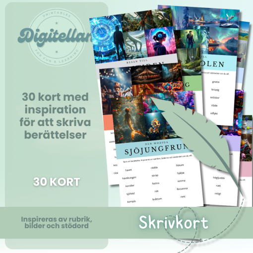 Skrivkort - Inspiration till berättelser