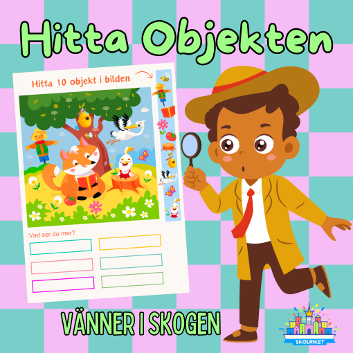 Hitta Objekten - Vänner i Skogen