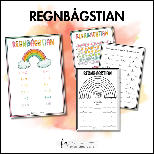 Regnbågstian - tiokompisar / tiokamrater