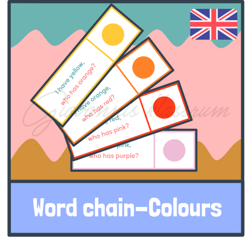 Word chain - Colours