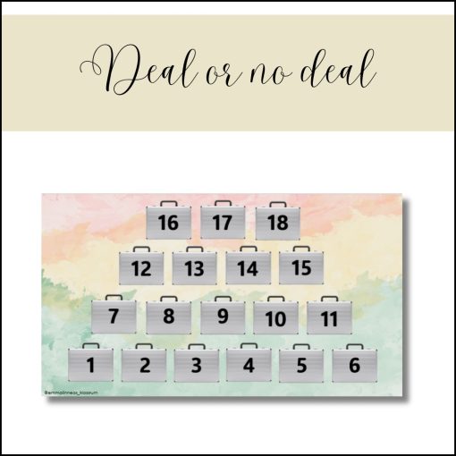 Deal or no deal