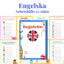 Arbetshäfte - Engelska