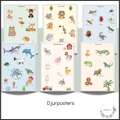 Posters - djur