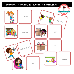 Memory - prepositions - English